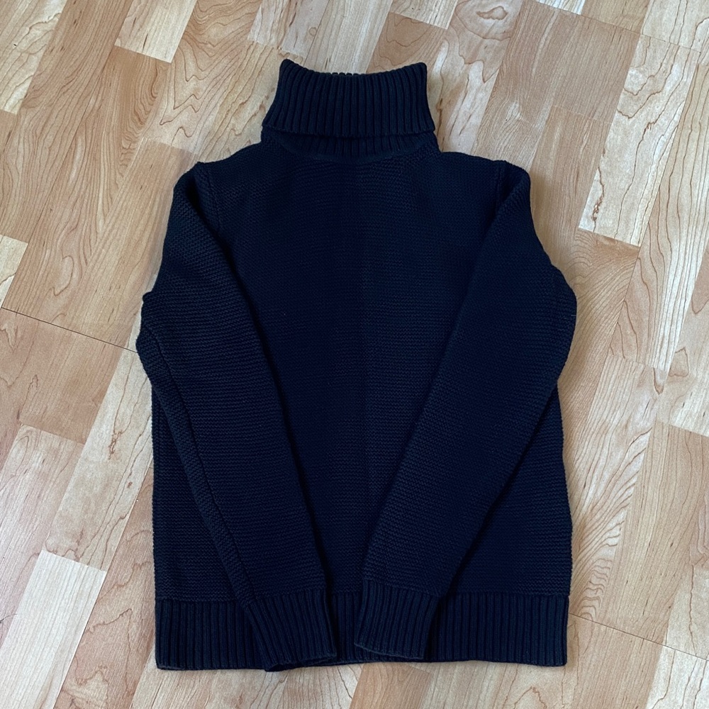 Black Turtleneck Sweater